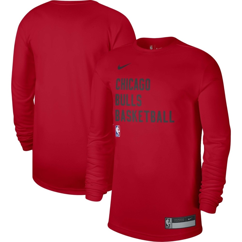 New Nike Men's Chicago Bulls Legend On-Court Shooting Practice Shirt Size 3XL